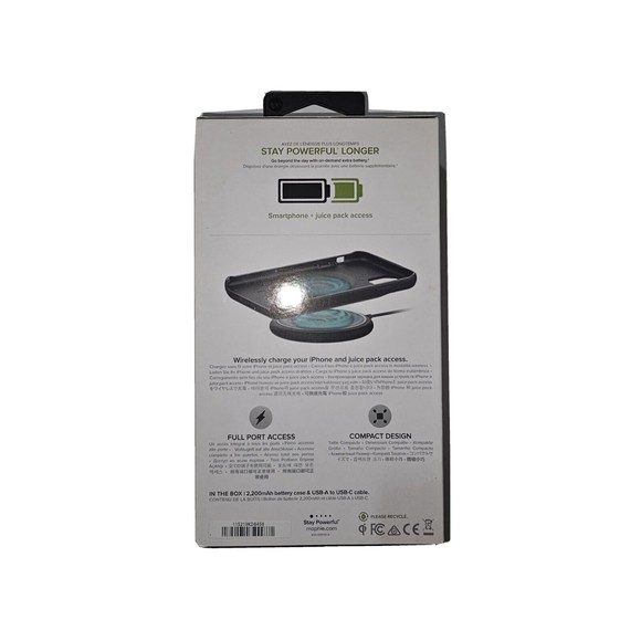 mophie Juice Pack Access Charging Battery Case for iPhone 11 Pro Max - Black - Picture 2 of 7